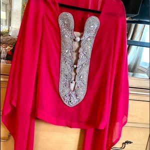 Brand new chiffon Poncho